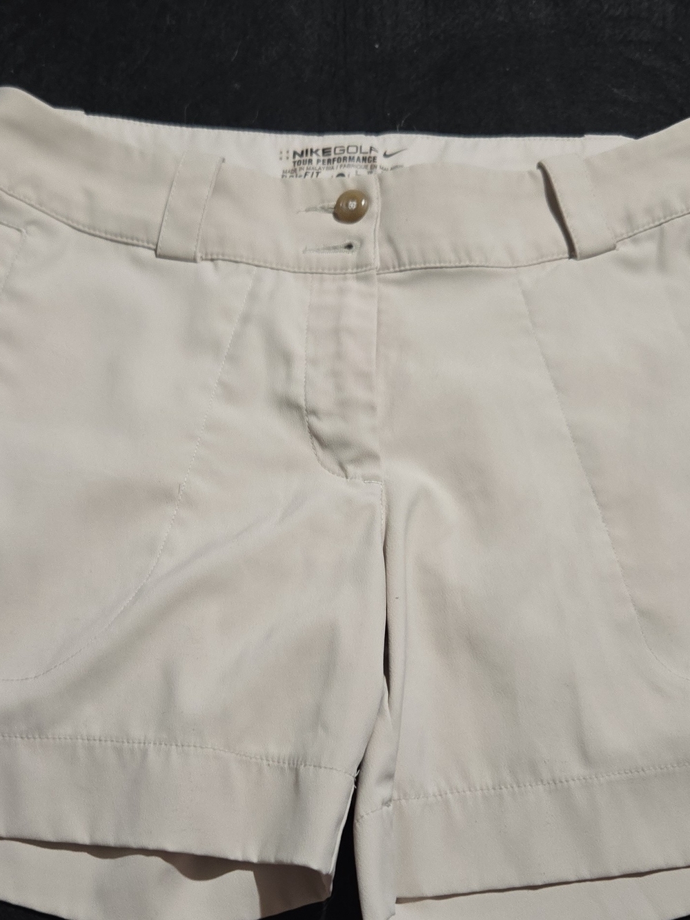 Nike Women's Light Cream Golf Performance Shorts